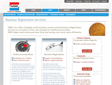 Tablet Screenshot of nebscorp.ca
